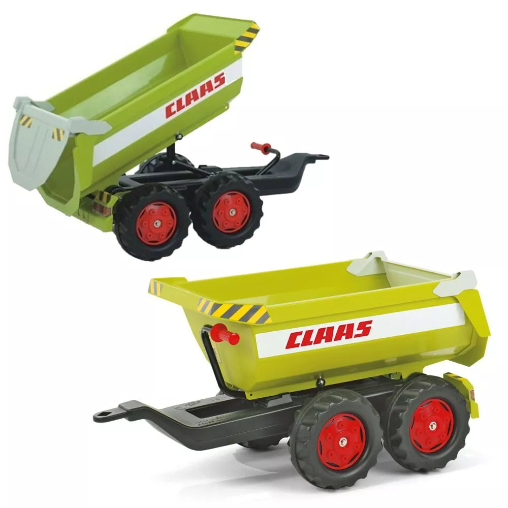 Rolly Toys rollyTrailer CLAAS Halfpipe savivartis priekaba